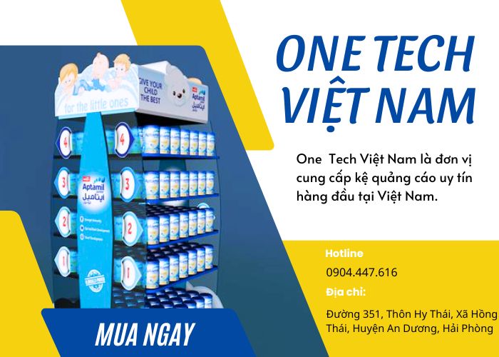 Đơn vị cung cấp kệ quảng cáo Hải Phòng